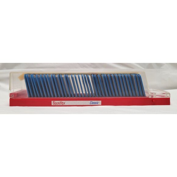 Sizzix Sizzlits CLASSIC Die Storage Case Blue Alphabet Die Cutting Cartridges - Picture 8 of 11